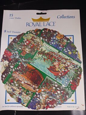 Vintage Royal Lace Doilies 15 Lace Doilies 8in Diameter New